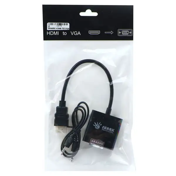 تبدیل HDMI به  VGA با کابل صدا SHARK