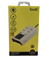 چند راهی برق BUDI M8J302 6USB gallery0