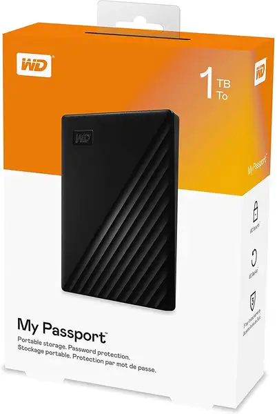 هارد اکسترنال 1ترابایت WD/MY PASSPORT(باتوجه به نوسانات قیمت لطفا تماس بگیرید)