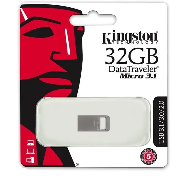 فلش کینگستون 32 گیگابایت MICRO3  USB3.1