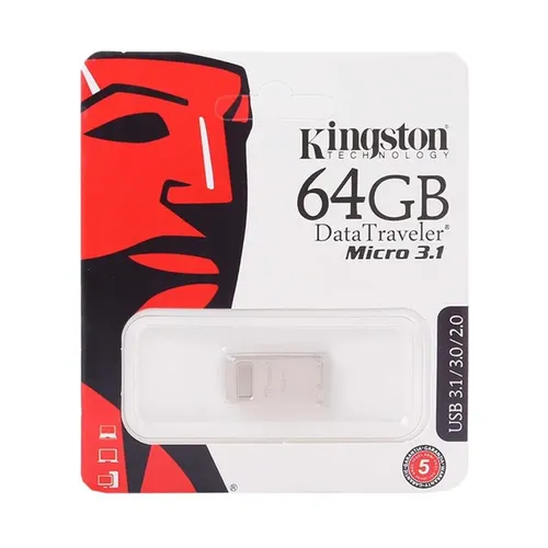 فلش کینگستون 64 گیگابایت MICRO3  USB3.1