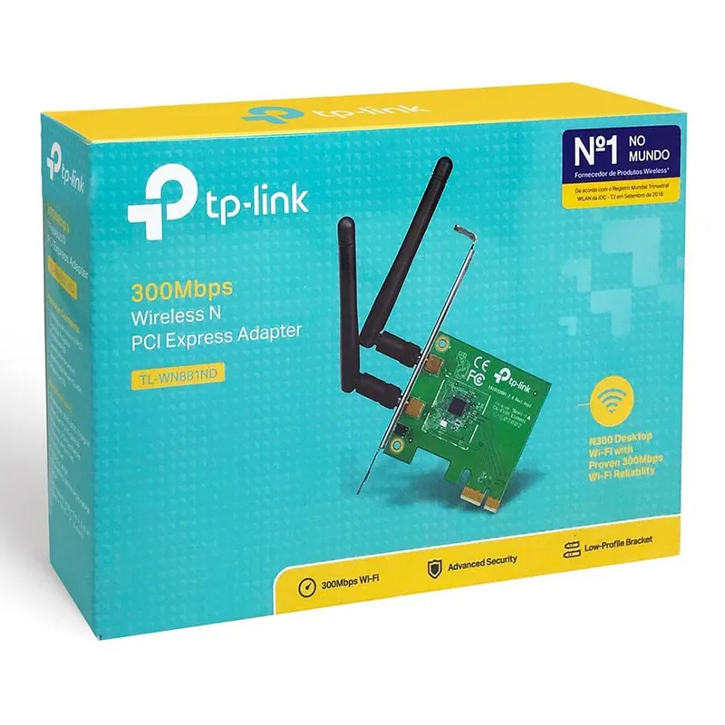 آداپتور PCI تی پی لینک مدل  TLWN881ND 300MBPS gallery0