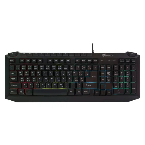 کیبورد گیمینگ گرین مدل GK701-RGB نورپردازی RGB Full-Size