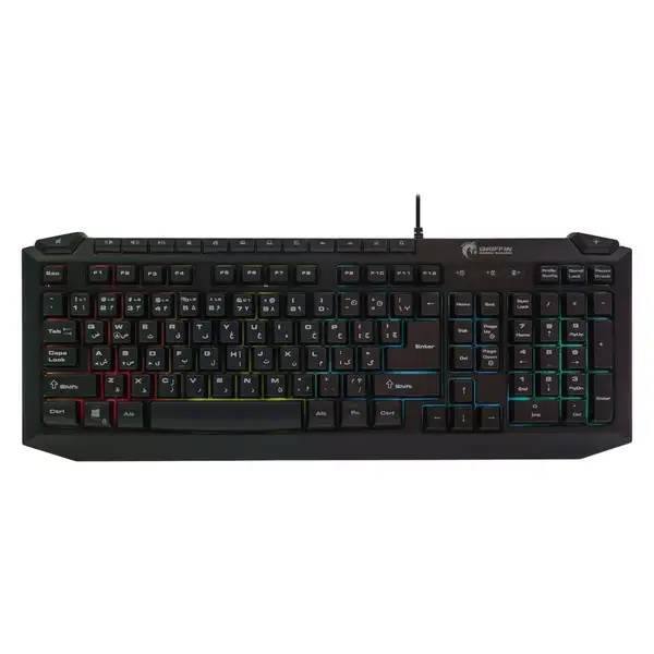 کیبورد گیمینگ گرین مدل GK701-RGB نورپردازی RGB Full-Size