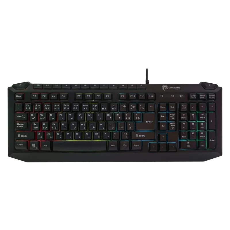 کیبورد گیمینگ گرین مدل GK701-RGB نورپردازی RGB Full-Size gallery0