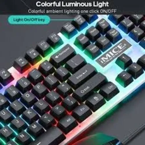 کیبورد و موس گیمینگ آیمیک مدل AN350 با بک لایت RGB